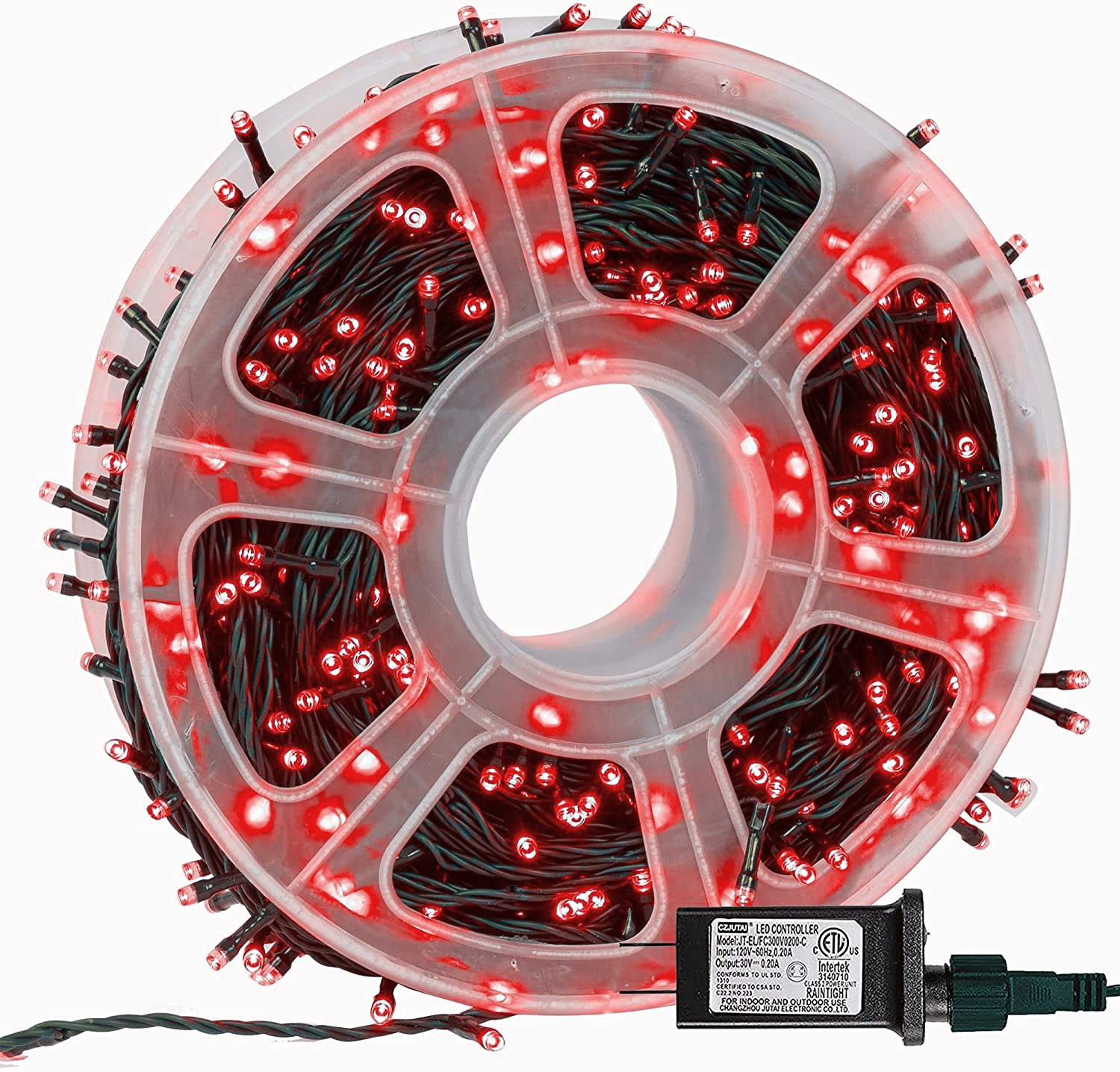 Rola ROSIE 5025 Instalatie 800 LED Q8 (glob mat) 100 m Fir Negru EXTERIOR